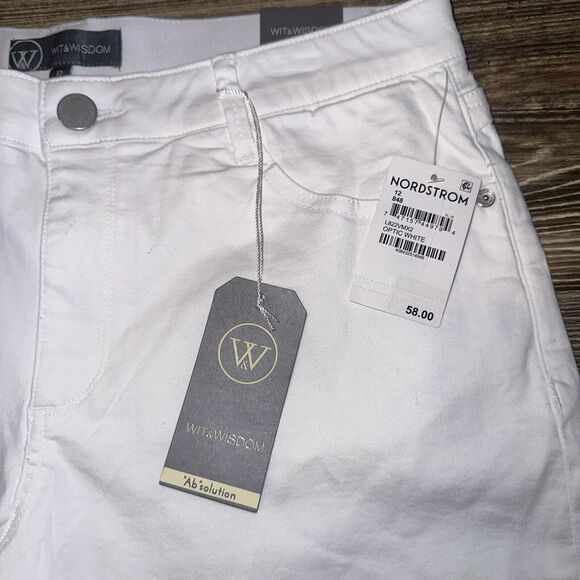 Wit & Wisdom White Women's Shorts - Picture 3 of 10